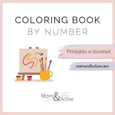 Color by Number Printable Coloring Book