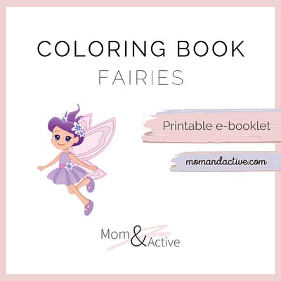 Fairies Printable Coloring Book