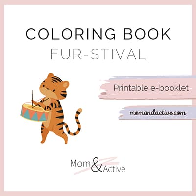 Fur-stival Printable Coloring Book