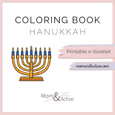 Hanukkah Printable Coloring Book