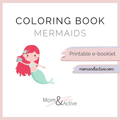 Mermaids Printable Coloring Book