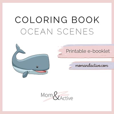 Ocean Scenes Printable Coloring Book