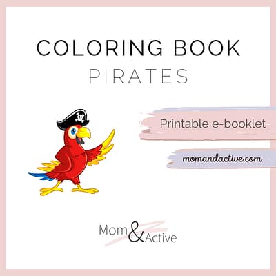 Pirates Printable Coloring Book