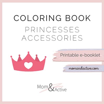 princesses-accessories-printable-coloring-book
