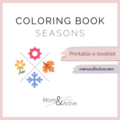 Seasons Printable Coloring Book