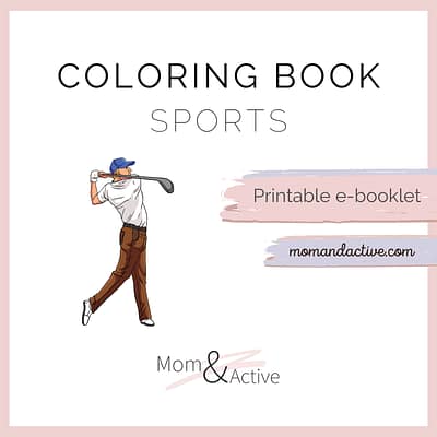 Sports Printable Coloring Book