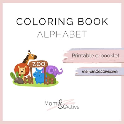 Animal Alphabet Printable Coloring Book