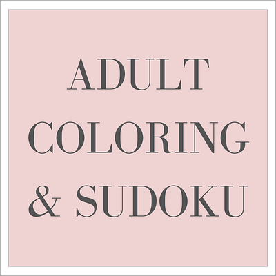 COLORING & SUDOKU