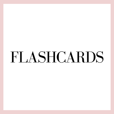 FLASHCARDS