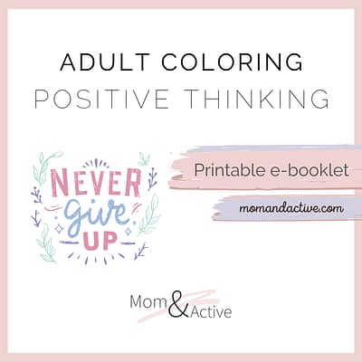 Adult Coloring Book - Positive Thinking