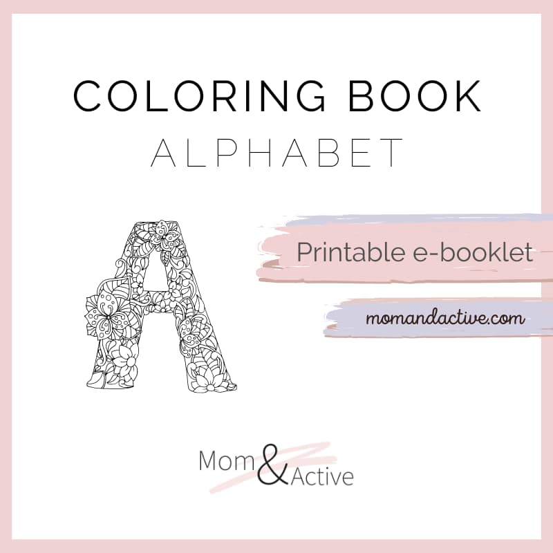 Alphabet Printable Coloring Book