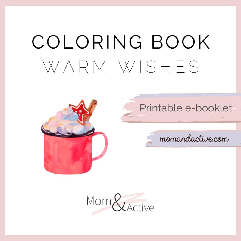 Holidays Printable Coloring Book