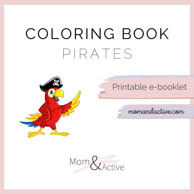 Pirates Printable Coloring Book