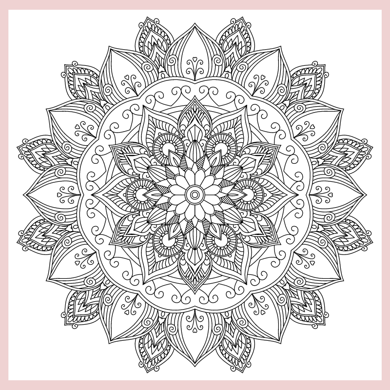 Adult Coloring Book - Mandala - Image 3