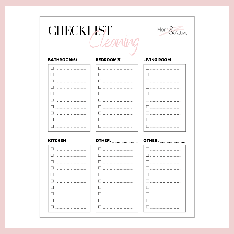 checklist-cleaning