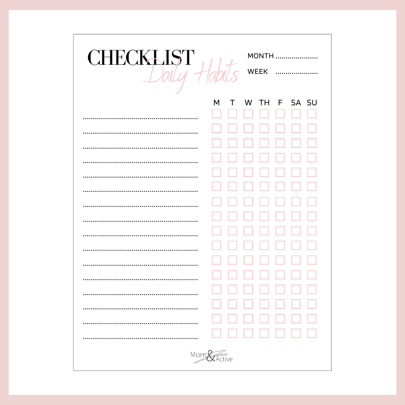 Daily Habits Checklist - Image 3