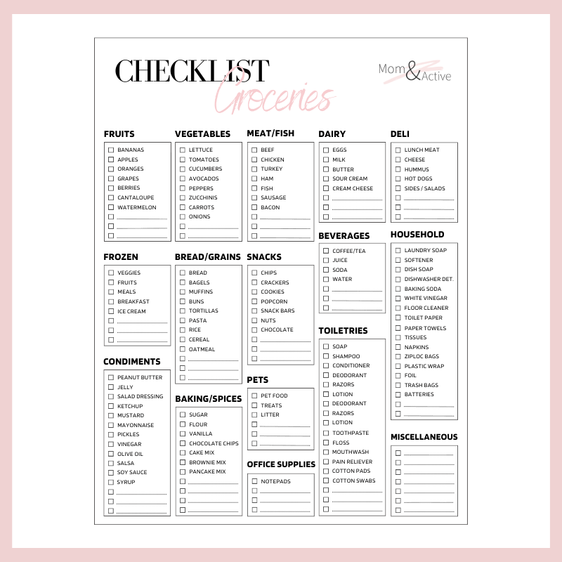 checklist-groceries