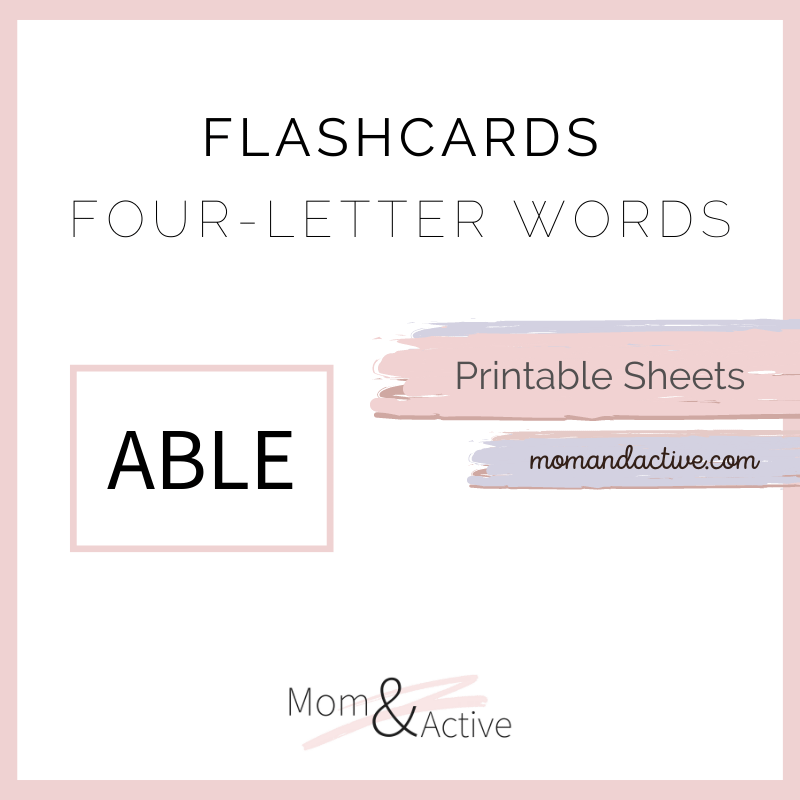 four-letter-words-flashcards