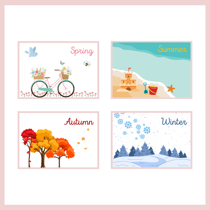 seasons-flashcards