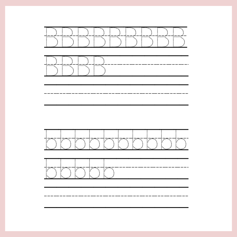 Alphabet Tracing Worksheet - Image 3