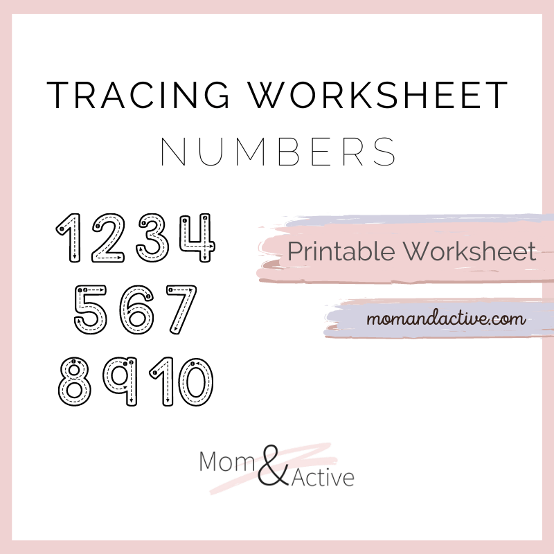 numbers-tracing worksheet-1