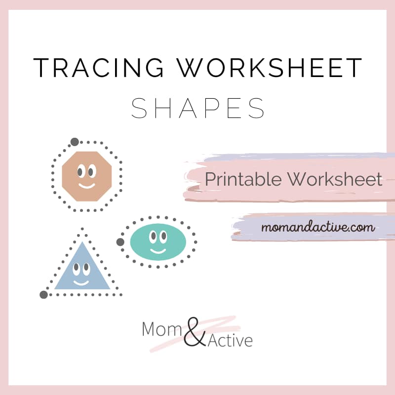 shapes-tracing worksheet-4